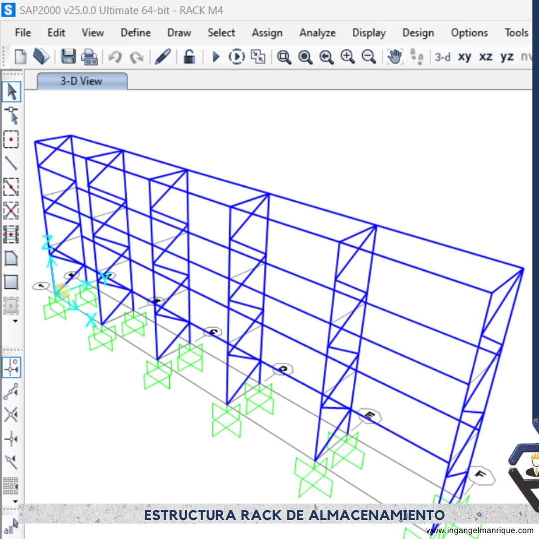 ESTRUCTURA RACKS DE ALMACENAJE